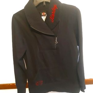 Harley-Davidson Womens Pullover Cowl Neck Sweater